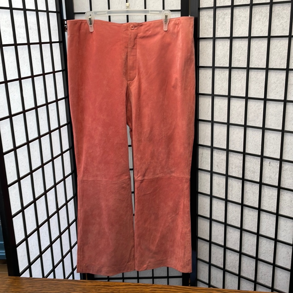 Vintage Alice Blue, Leather Pants, Rose/Pink SZ XXL